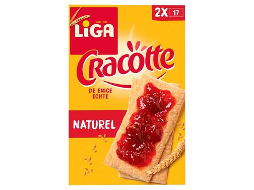 LIGA Cracotte Naturel Cracker 250gr | 2x17st 1