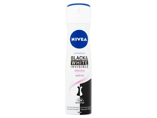 NIVEA Deodorant Spray Invisible Black & White Clear 
