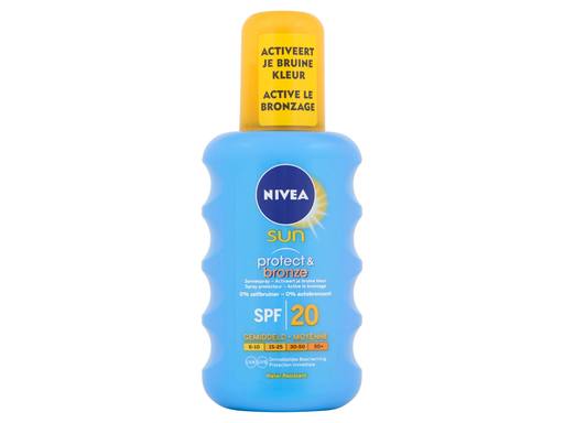 NIVEA Sun Zonnebrand Spray Protect & Bronze Spf20 | 200ml 2