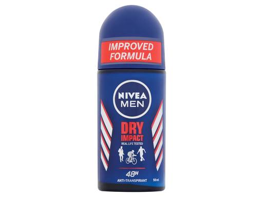 NIVEA Men Deodorant Roll-On Dry Impact | 50ml 1