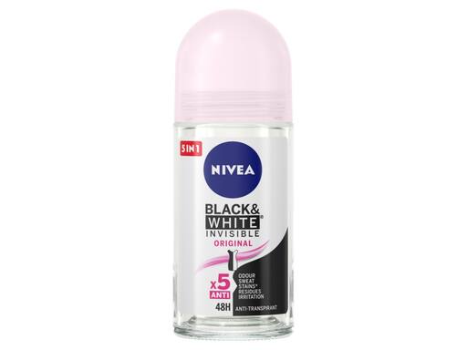 NIVEA Deodorant Roll-On Black & White | 50ml 1