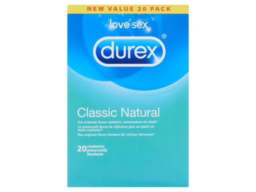 DUREX Condooms Classic Natural | 20st 1