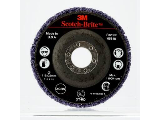 SCOTCH-BRITE™ Clean & Strip Schijf CG-DB - 115mm x 22mm - S XCRS | 10st 1