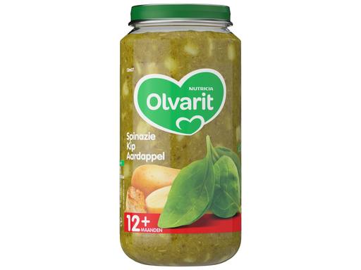 OLVARIT Spinazie/Kip/Aardappel 15+M | 250gr 1