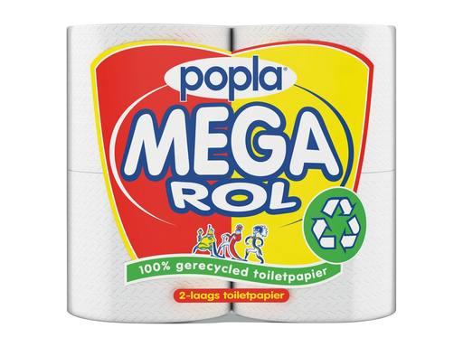 POPLA Megarol Toiletpapier | 4rol 1