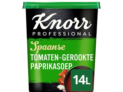 KNORR Professional Wereld Spaanse Tomaten-Gerookte Paprikasoep | 1.19kg 1