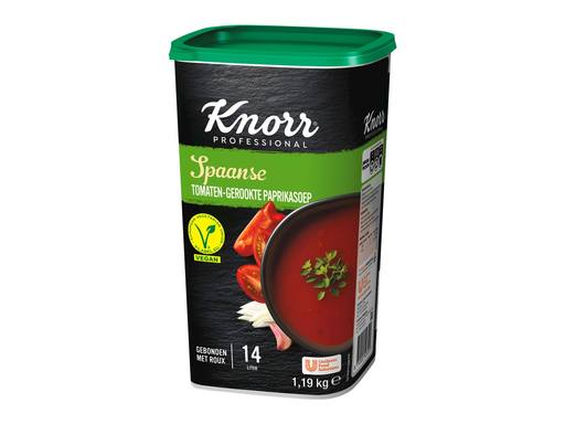 KNORR Professional Wereld Spaanse Tomaten-Gerookte Paprikasoep | 1.19kg 2