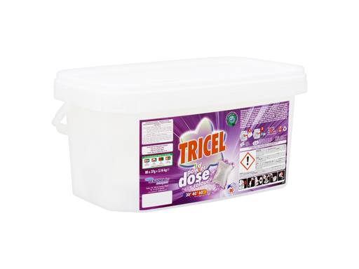 TRICEL Wasmiddel Powder Pods Dose Kleur Emmer | 2.16kg 2