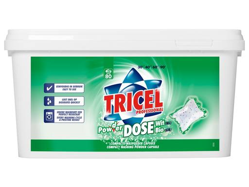 TRICEL Wasmiddel Powder Pods Dose Wit Emmer | 2.16kg 1