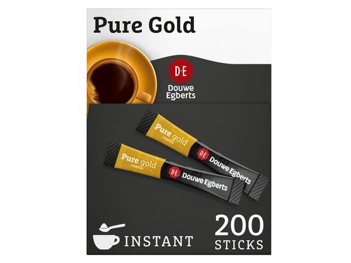 DOUWE EGBERTS Instant Koffie Sticks Pure Gold 