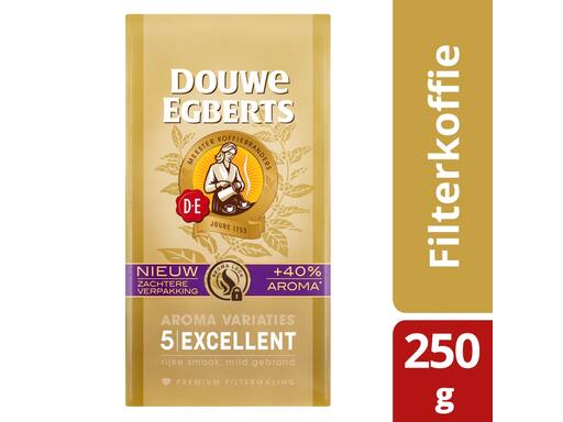 DOUWE EGBERTS Aroma Variaties Koffie Snelfilter Maling Excellent | 250gr 5