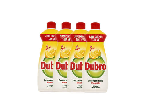 DUBRO Afwasmiddel Extra Citroen - Multipack | 4x550ml 1