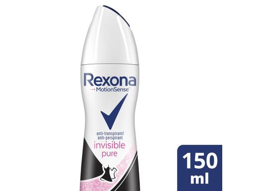 REXONA Deodorant Spray Invisible Pure | 150ml 1