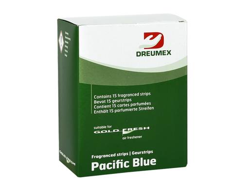 DREUMEX Luchtverfrissingssysteem Strips Pacific Blue Gold Fresh | 15st 2