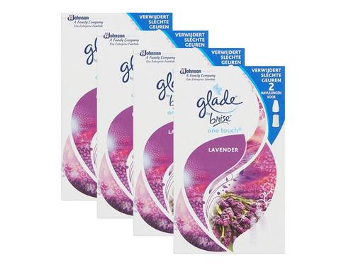 GLADE Touch&Fresh Navul Duo Lavender - Multipack | 4x2x10ml 1
